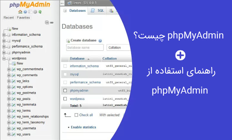 phpMYAdmin چیست؟ راهنمای استفاده از ماژول phpMyAdmin